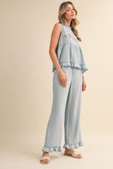 Wildflower Chambray Set