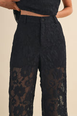 The Midnight Lace Set