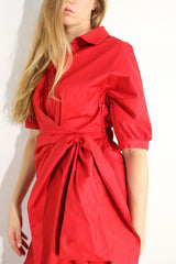 Big Tie Slit Dress