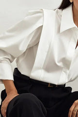Shoulder Line Fold Shirts