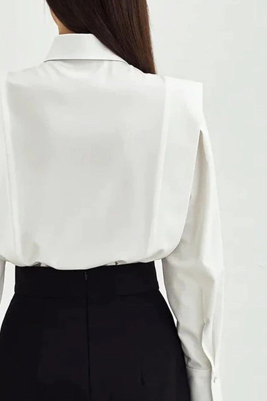 Shoulder Line Fold Shirts