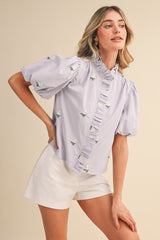 The Lavender Garden Blouse