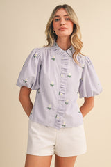 The Lavender Garden Blouse