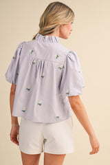 The Lavender Garden Blouse