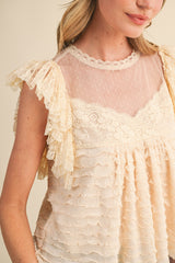 The Heirloom Ruffle Top