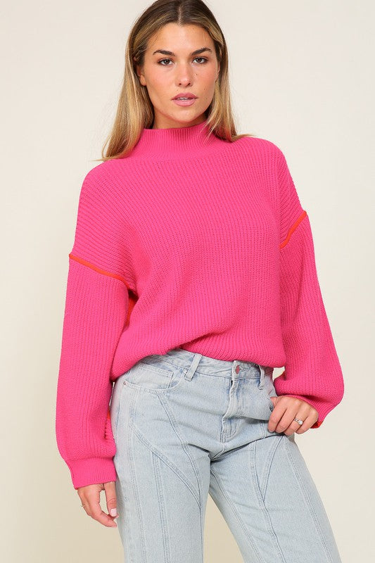 Two Sided Pullover Sweater