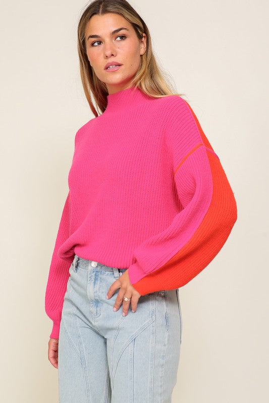 Two Sided Pullover Sweater