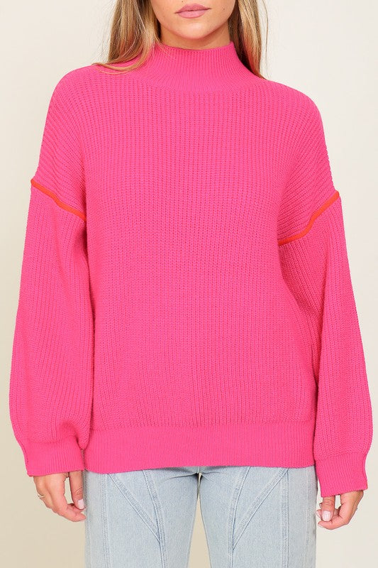 Two Sided Pullover Sweater