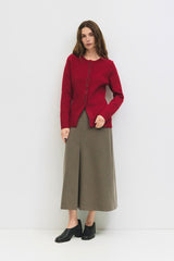 Button-Front Knit Sweater (2 Color Ways)