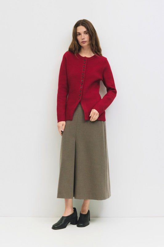 Button-Front Knit Sweater (2 Color Ways)