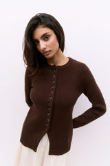 Button-Front Knit Sweater (2 Color Ways)