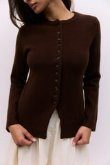 Button-Front Knit Sweater (2 Color Ways)