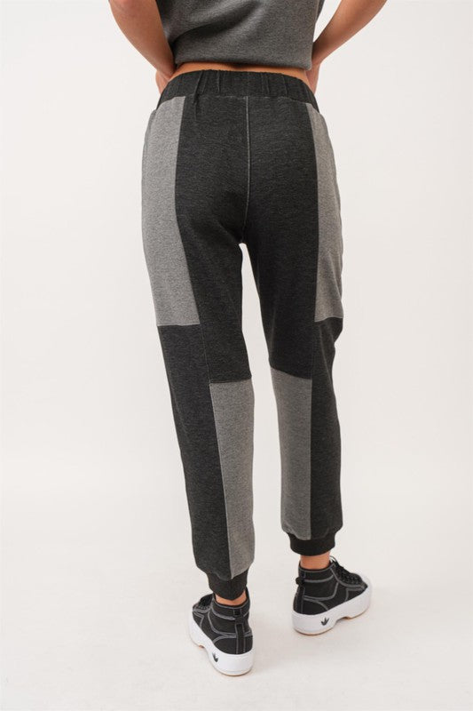 Color Block Relaxed Jogger Pant