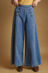 Sailor Wide-Leg Jeans