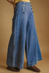 Sailor Wide-Leg Jeans
