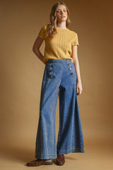 Sailor Wide-Leg Jeans