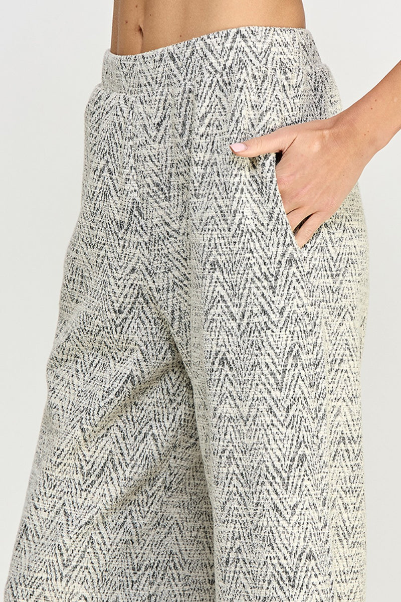 Fringe Detail Cropped Pants