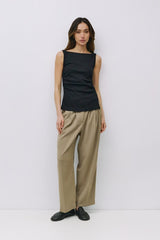 High-Waisted Tailored Pants (2 Color Ways)