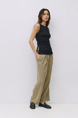 High-Waisted Tailored Pants (2 Color Ways)