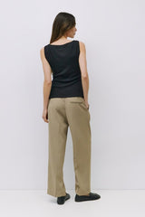 High-Waisted Tailored Pants (2 Color Ways)