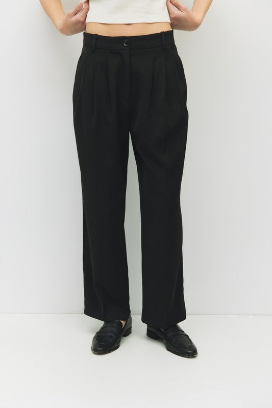 High-Waisted Tailored Pants (2 Color Ways)