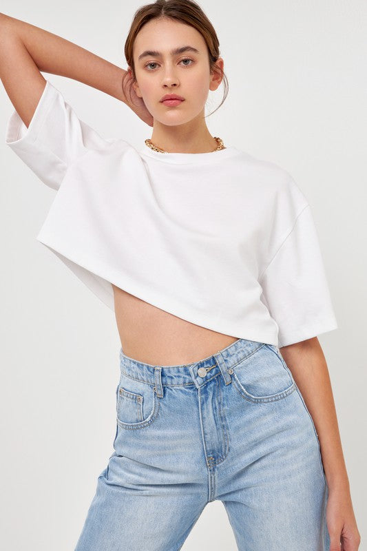 Soft Boxy Cropped T-Shirt