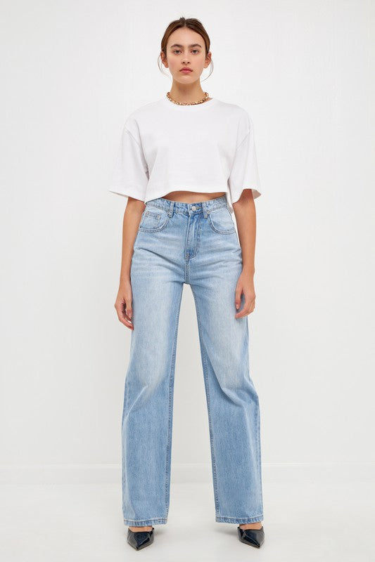 Soft Boxy Cropped T-Shirt
