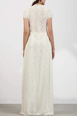 Lace Crop Top & Maxi Skirt Set