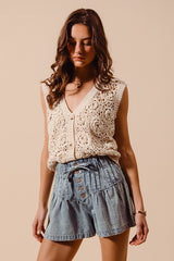 High Waist Denim Shorts