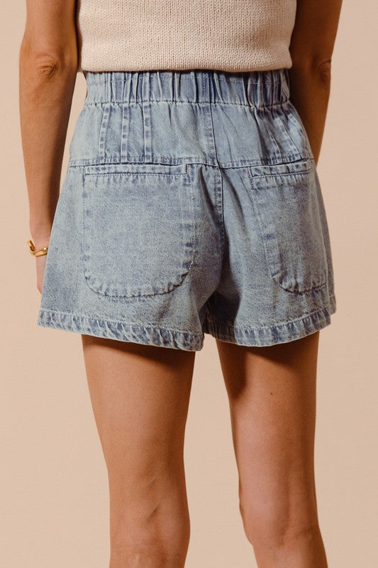 High Waist Denim Shorts