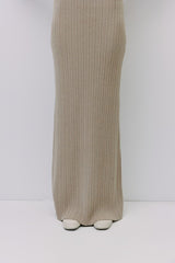 Joelle Ribbed Knit Maxi Skirt
