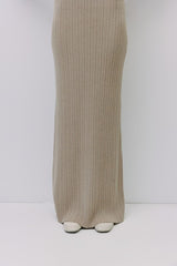 Joelle Ribbed Knit Maxi Skirt