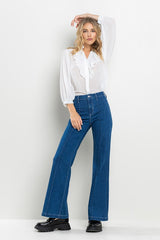 High Rise Center Seam Denim