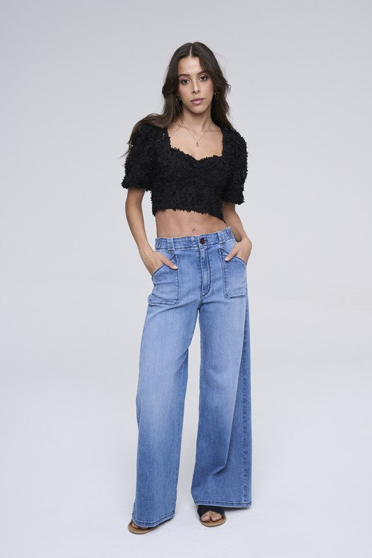 Ultra Stretch Welt Pocket Jeans
