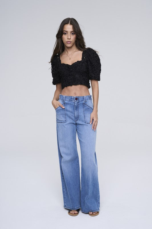 Ultra Stretch Welt Pocket Jeans