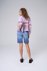 High Rise Long Inseam Shorts