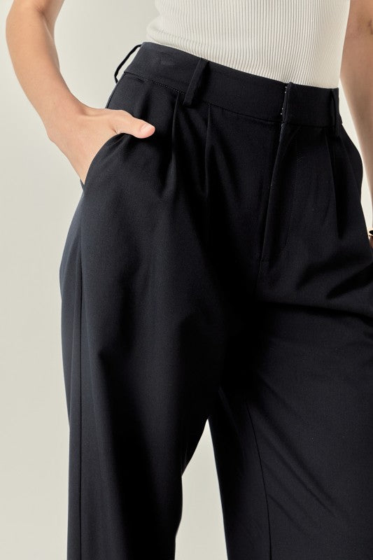 Tailored Wide-Leg Trousers