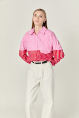 Colorblock Stripe Shirt