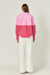 Colorblock Stripe Shirt