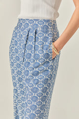 Printed High Waisted Pants