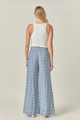 Printed High Waisted Pants