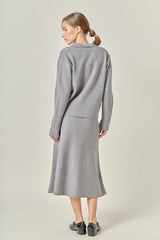 Knit Midi Skirt