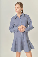 Mariner Stripe Shirt Dress