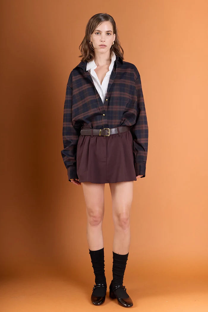 Oversized Plaid Shirt