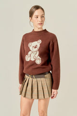 Teddy Bear Knit Sweater