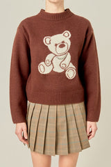 Teddy Bear Knit Sweater