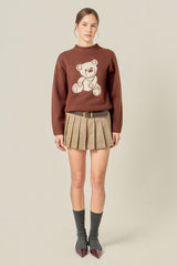 Teddy Bear Knit Sweater