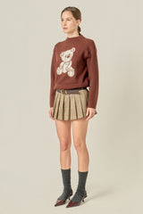 Teddy Bear Knit Sweater