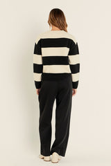 Bold Stripe Knit Sweater