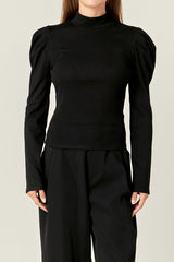 Fitted Knit Pull-Over Top